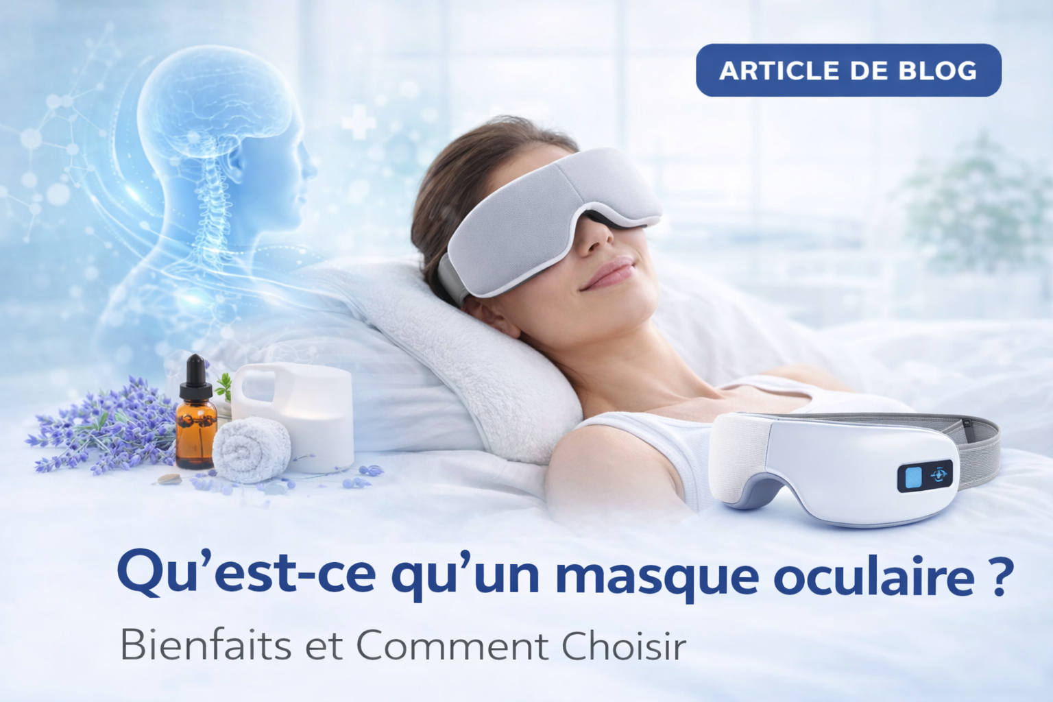 masque oculaire relaxant migraine bienfaits comment choisir cervicalme